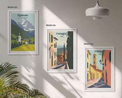 Cadre photo mural Paysages de montagne et Italie