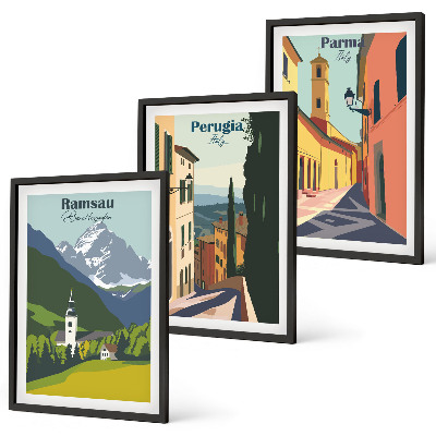 Cadre photo mural Paysages de montagne et Italie