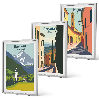 Cadre photo mural Paysages de montagne et Italie