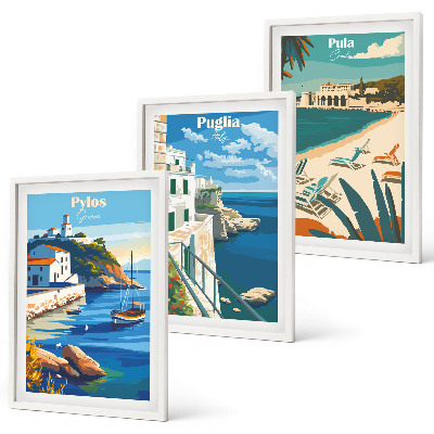 Cadre photo mural Paysages côtiers du tourisme
