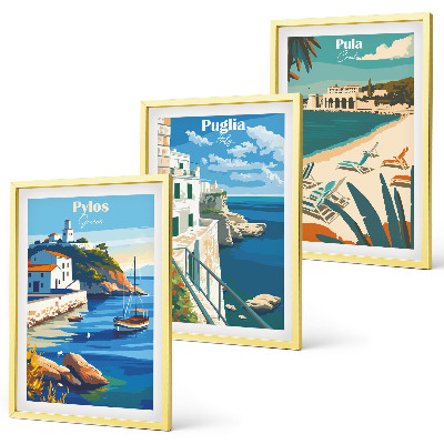 Cadre photo mural Paysages côtiers du tourisme