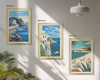 Cadre photo mural Paysages côtiers du tourisme