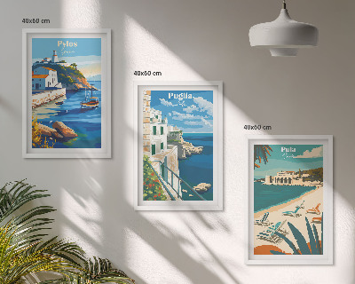 Cadre photo mural Paysages côtiers du tourisme