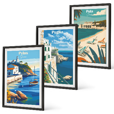 Cadre photo mural Paysages côtiers du tourisme