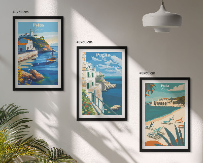 Cadre photo mural Paysages côtiers du tourisme