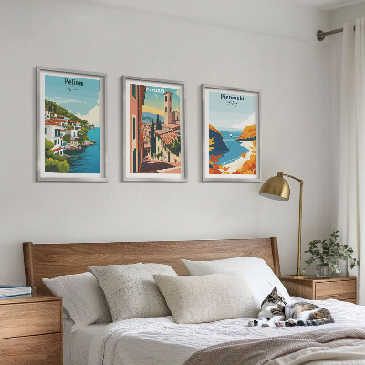 Cadre photo mural Paysages rétro pittoresques