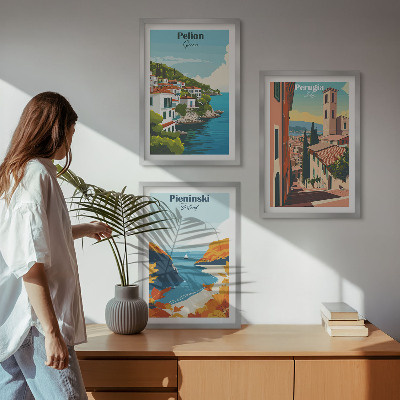 Cadre photo mural Paysages rétro pittoresques
