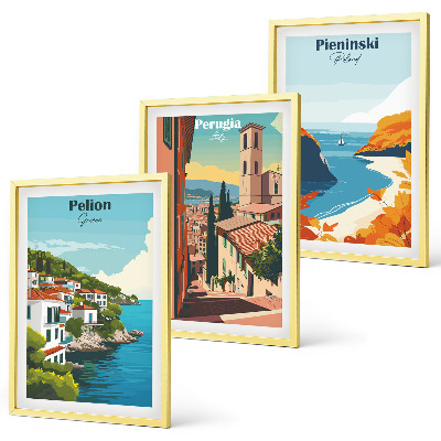 Cadre photo mural Paysages rétro pittoresques