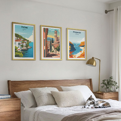 Cadre photo mural Paysages rétro pittoresques