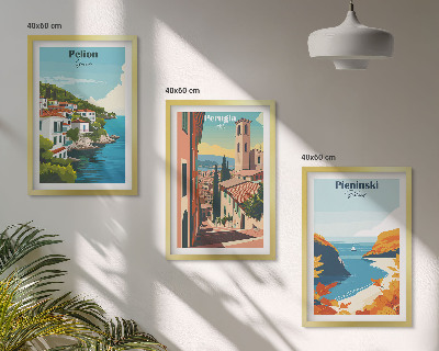Cadre photo mural Paysages rétro pittoresques