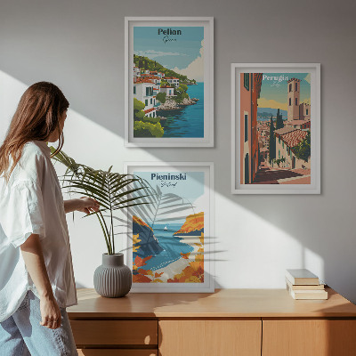 Cadre photo mural Paysages rétro pittoresques