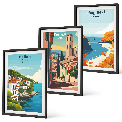 Cadre photo mural Paysages rétro pittoresques