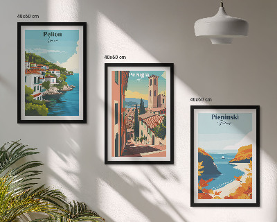 Cadre photo mural Paysages rétro pittoresques