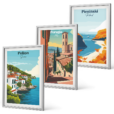 Cadre photo mural Paysages rétro pittoresques
