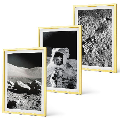 Cadre photo mural Photos de la NASA sur un astronaute lunaire