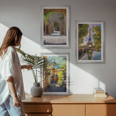 Cadre photo mural Rues de l'architecture Eiffel