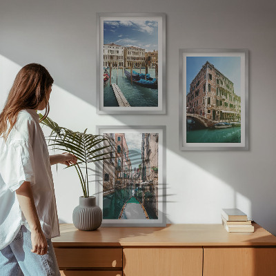 Cadre photo mural Architecture des canaux de Venise