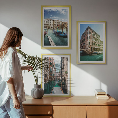 Cadre photo mural Architecture des canaux de Venise