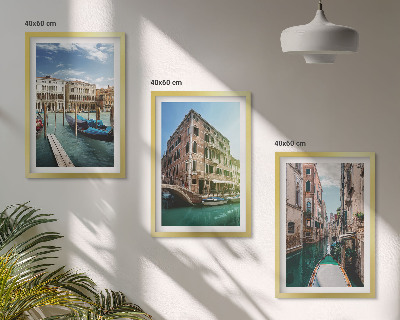Cadre photo mural Architecture des canaux de Venise