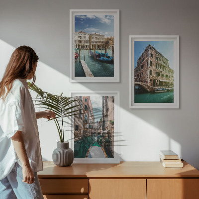 Cadre photo mural Architecture des canaux de Venise