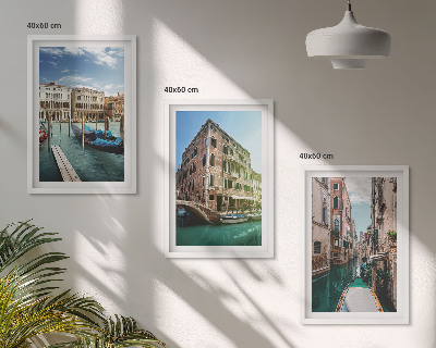 Cadre photo mural Architecture des canaux de Venise