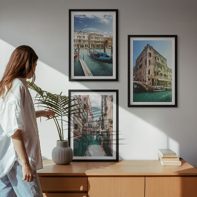 Cadre photo mural Architecture des canaux de Venise
