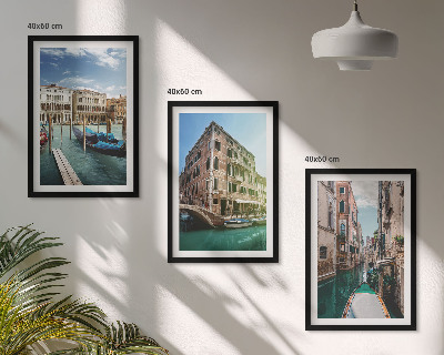 Cadre photo mural Architecture des canaux de Venise