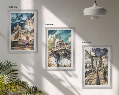 Cadre photo mural Ponts, tours, villes européennes