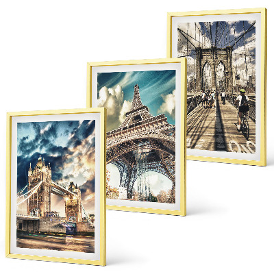 Cadre photo mural Ponts, tours, villes européennes