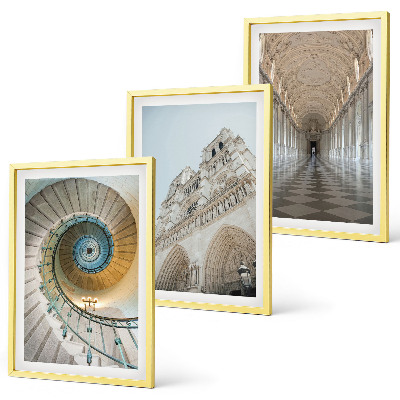 Cadre photo mural Escalier en colimaçon de la façade de la cathédrale