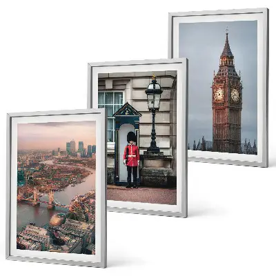 Lot de 3 tableaux pour salon représentant le pont de Londres et Big Ben