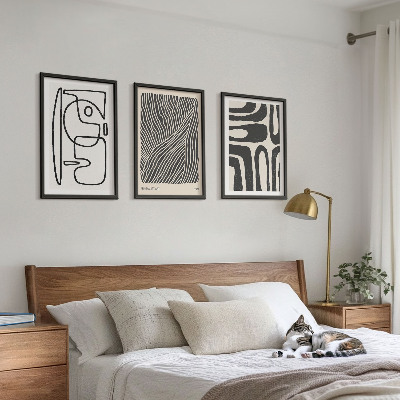 Cadre photo mural Motifs abstraits lignes textures