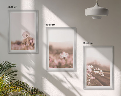 Cadre photo mural Prairies de fleurs sauvages, paysages d'été