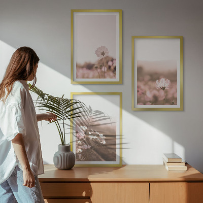 Cadre photo mural Prairies de fleurs sauvages, paysages d'été