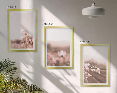 Cadre photo mural Prairies de fleurs sauvages, paysages d'été