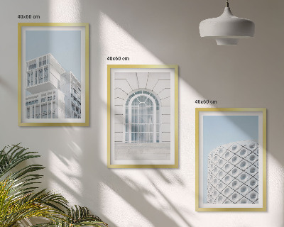 Cadre photo mural Géométrie de l'architecture moderne