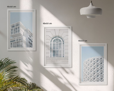Cadre photo mural Géométrie de l'architecture moderne