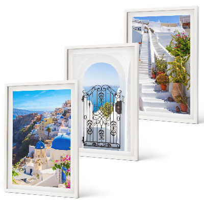 Cadre photo mural Architecture de Santorin Oia