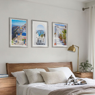 Cadre photo mural Architecture de Santorin Oia