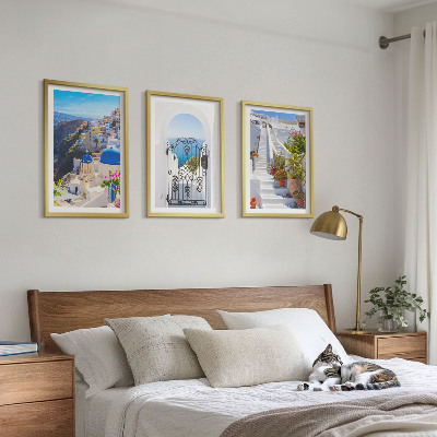 Cadre photo mural Architecture de Santorin Oia