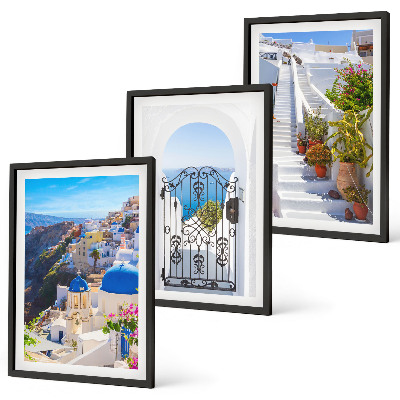 Cadre photo mural Architecture de Santorin Oia