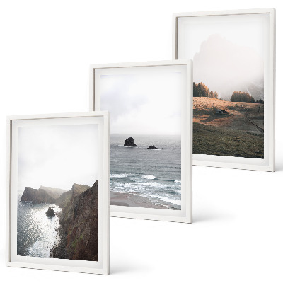 Cadre photo mural Paysages de montagnes et de mer