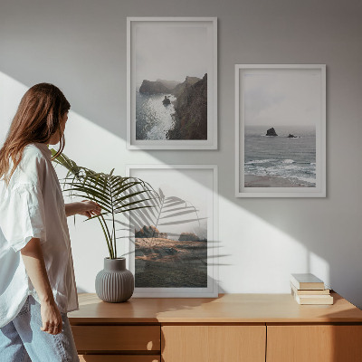 Cadre photo mural Paysages de montagnes et de mer