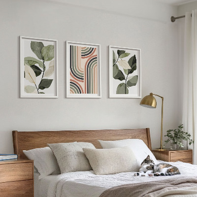 Cadre photo mural Motifs végétaux géométriques