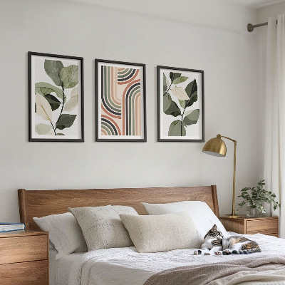 Cadre photo mural Motifs végétaux géométriques