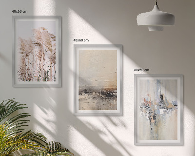 Cadre photo mural Motifs abstraits de végétation