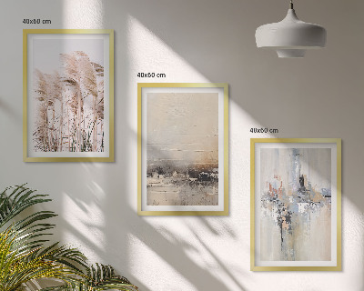 Cadre photo mural Motifs abstraits de végétation