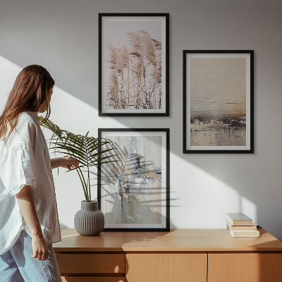 Cadre photo mural Motifs abstraits de végétation