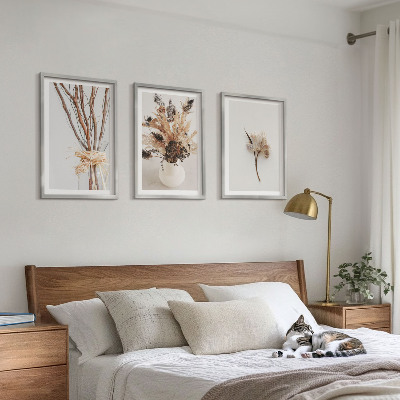 Cadre photo mural Fleurs et branches minimalistes