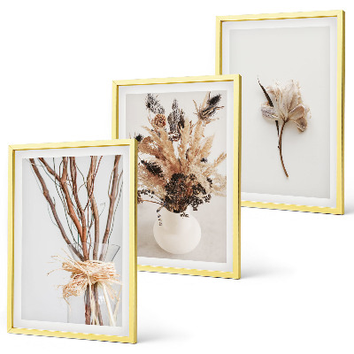 Cadre photo mural Fleurs et branches minimalistes